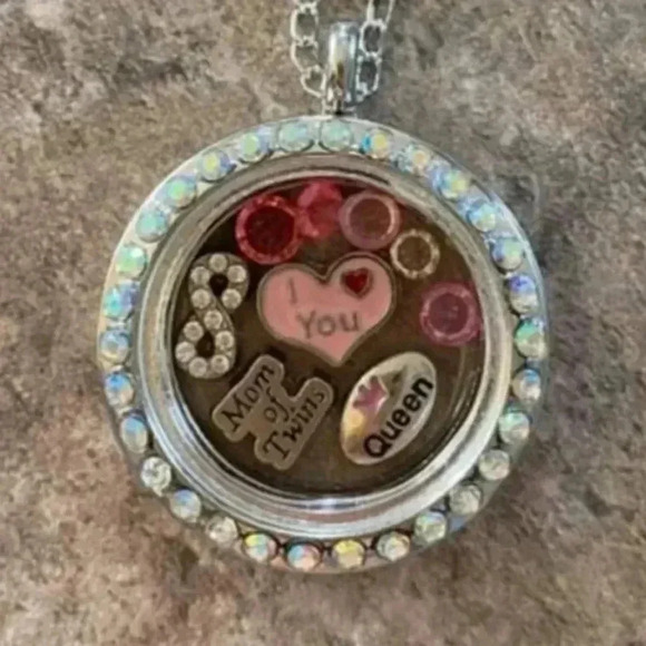🔥locket birthstones. Listing is for 1 locket birthday gift anniversary bridal - Picture 1 of 1